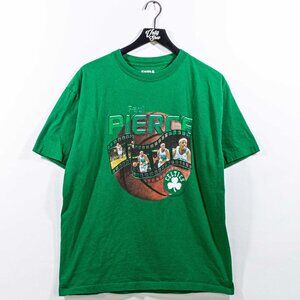 Paul Pierce Boston Celtics NBA Rap Tee T-Shirt Large Y2K Basketball Streetwear